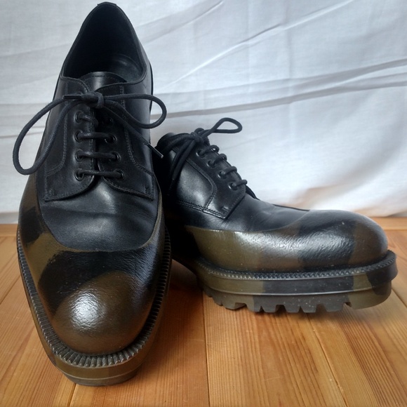 Men's PRADA Camouflage Rubber-Leather-Pre-Owned